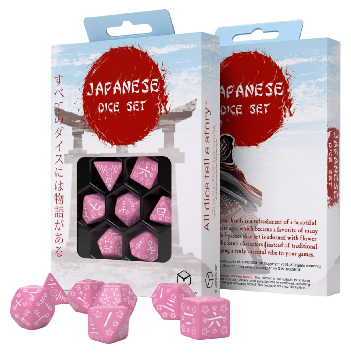 Amazon.com: Q-Workshop Japanese Dice Set: Sweet Spring Memory