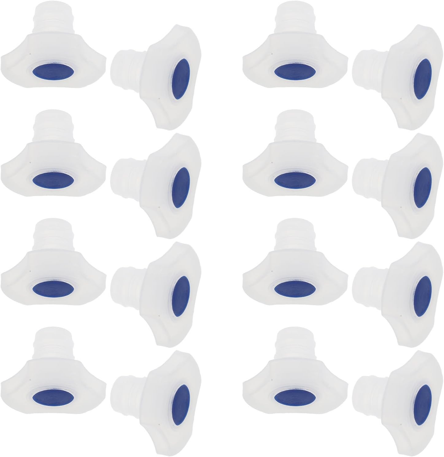 30pcs Chemistry Lab Dust Plug for Separatory Funnels 2 Inch | White Replacement Stopper, Chemical Resistance for Separation Processes, Easy Tight Fit for Lab Experiment Use