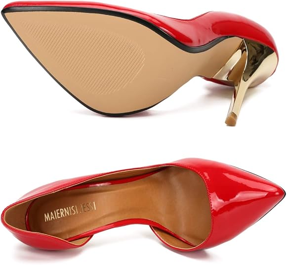 MAIERNISI JESSI Unisex Mary Jane Shoes - Block Heel (2.36"), Round Toe, Buckle Strap, Synthetic PU, Sizes 6 Women / 4.5 Men To 15 Women / 13.5 Men - View #3