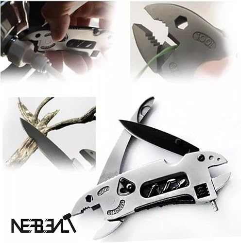 Miniatura 7 de Juego multiherramienta de llaves ajustables mandíbula+destornillador+alicates multiherramienta