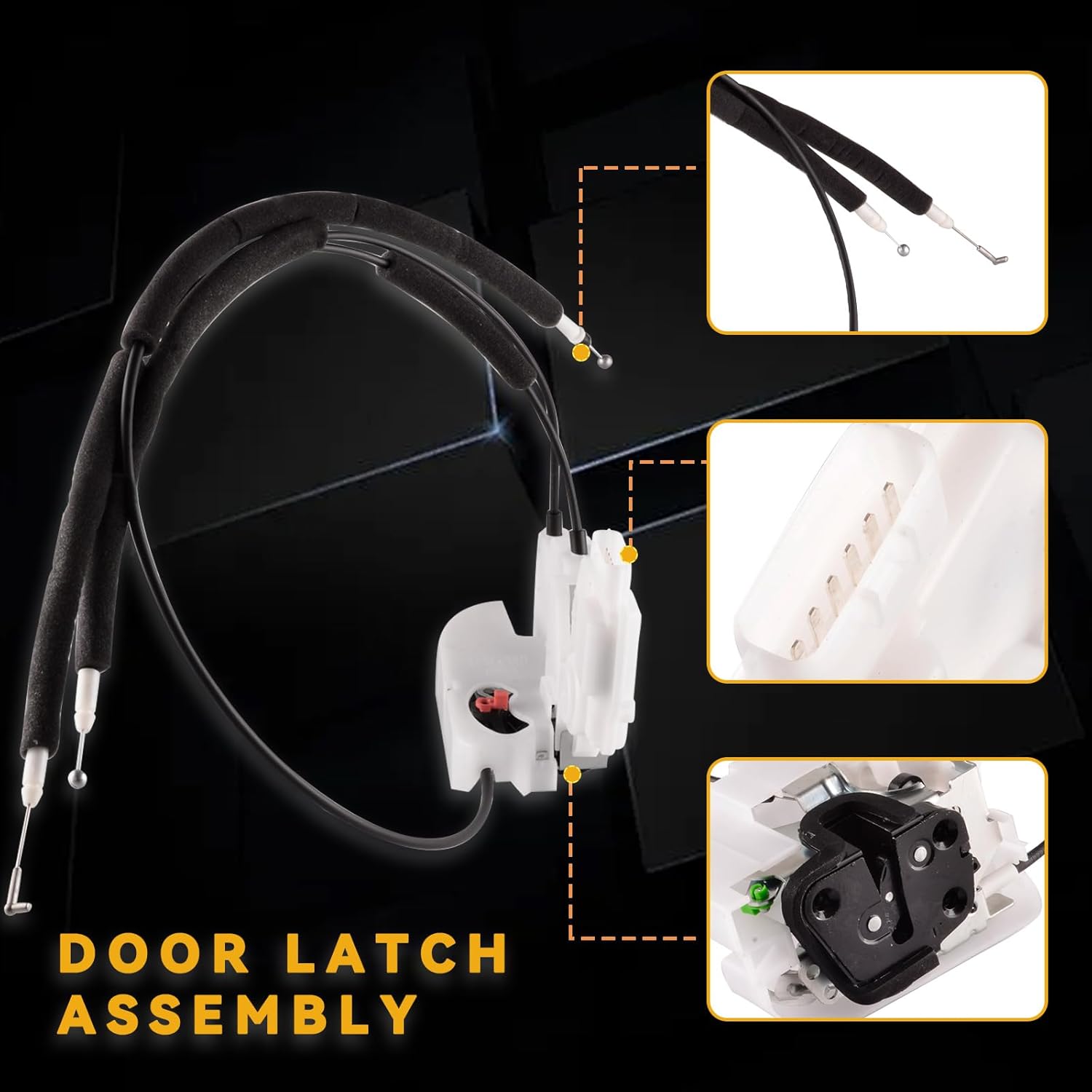 Front Left Door Lock Actuator Compatible for Nissan Frontier 2005-2021 Pathfinder 2005-2012 Xterra 2005-2015 Replace Driver Side Door Lock Latch Assembly