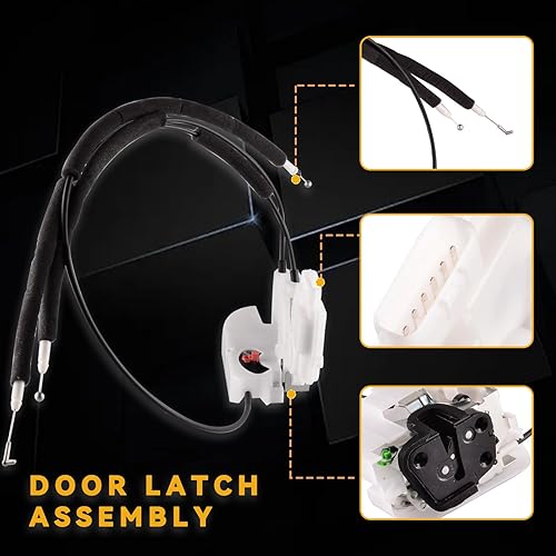 Miniatura 2 de Unikpas Actuador de bloqueo de puerta delantera izquierda compatible con Nissan Frontier 2005-2021 Pathfinder 2005-2012 Xterra 2005-2015 Reemplazar