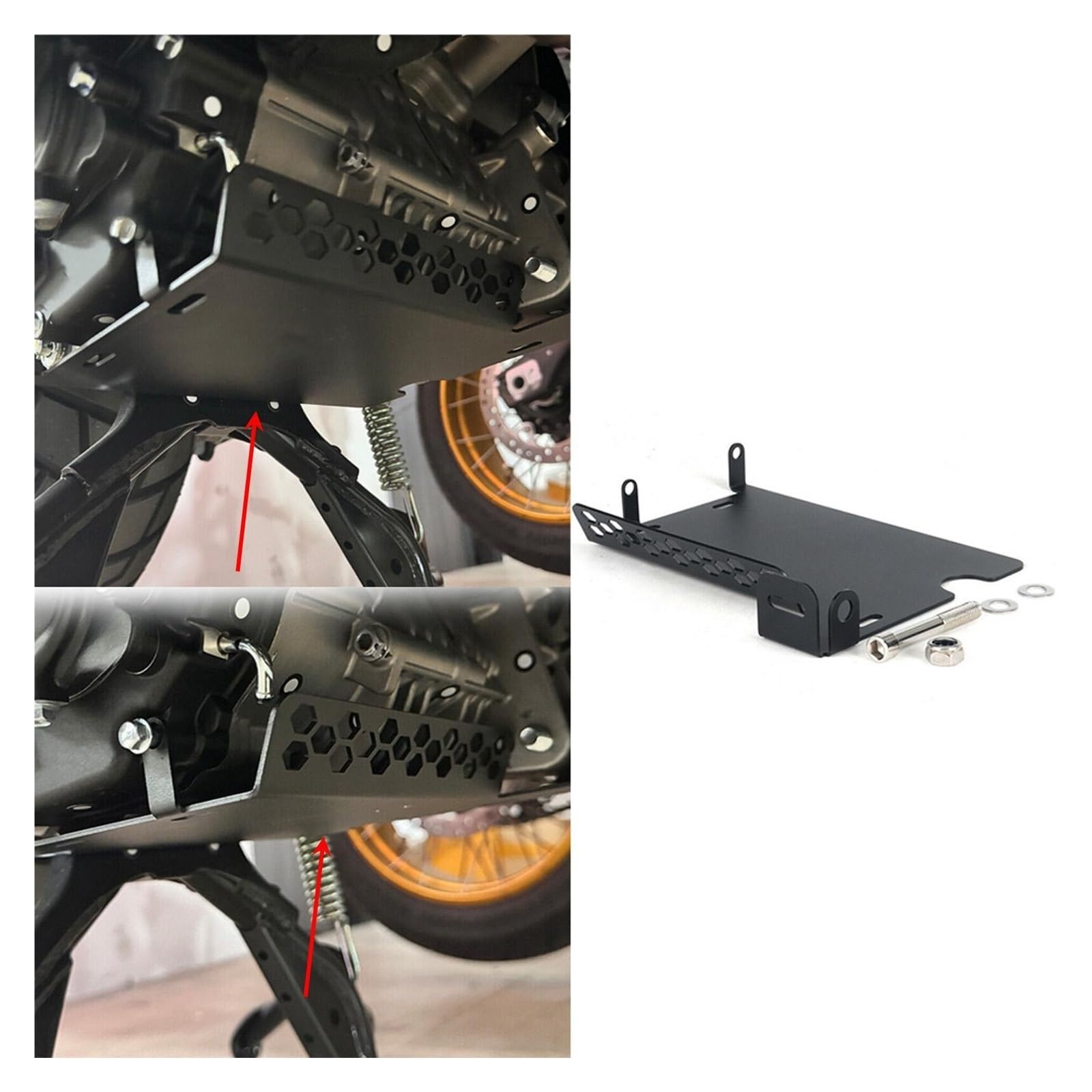 Paracoppa motore moto Protezione Universale Per Piastra Paramotore Per Moto, Sostituzione Motore, Copertura Di Del Telaio, Protezioni Per, Accessori Per 368G