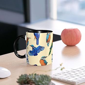 Amazon.co.jp: マグカップ カワセミ 鳥柄 (4) コーヒーカップ