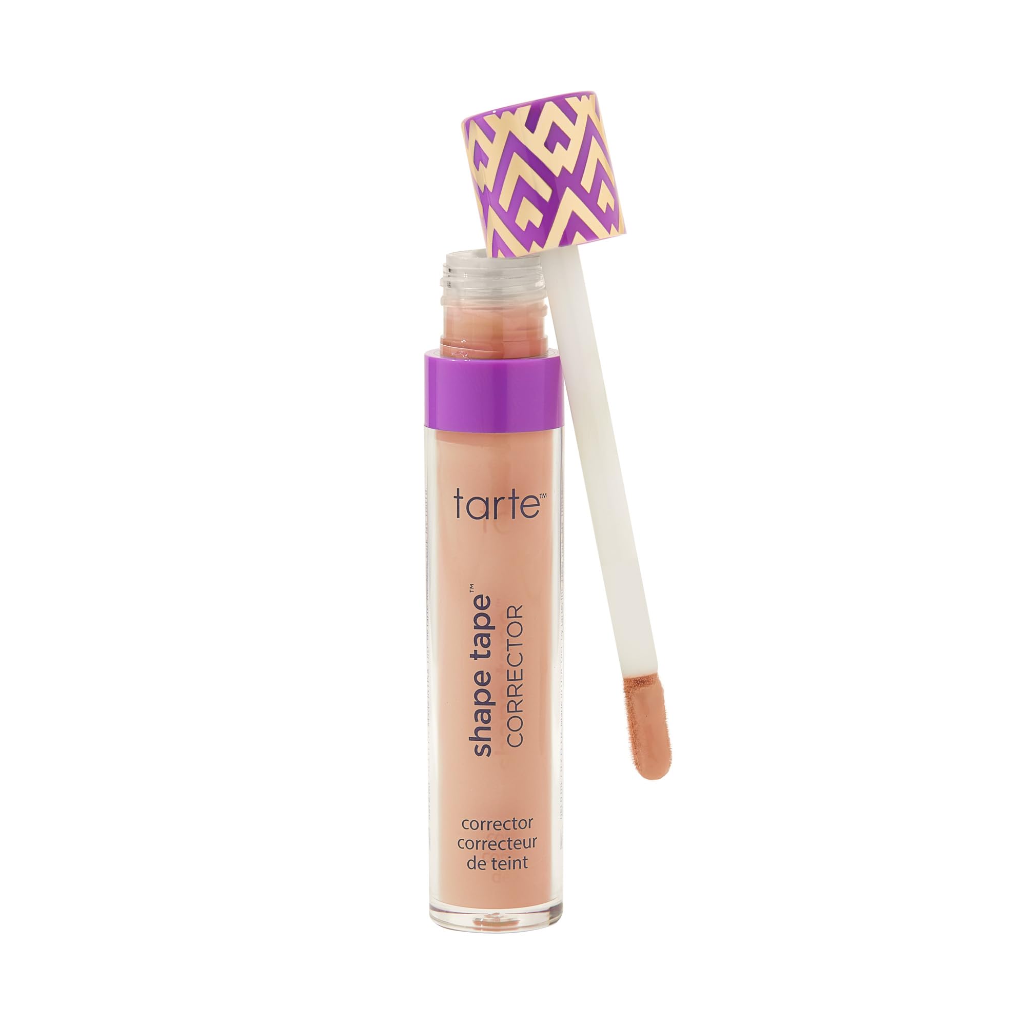 tarte shape tape corrector – Blendable Formula to Neutralize appearance of Blemishes, Dark Spots, Discoloration & Undereye Circles with Hyaluronic Acid & Vegan Squalane, Cruelty Free peach