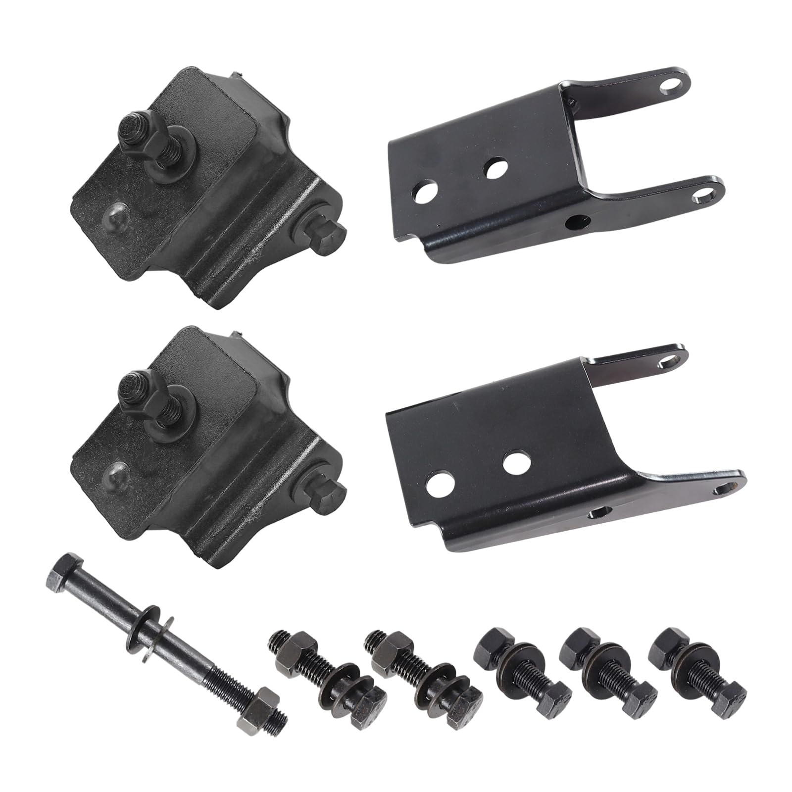 Motor Mount Brackets Kit Big Block 383 440 Compatible with 1966-1972 B-Body 1970-1974 E-Body