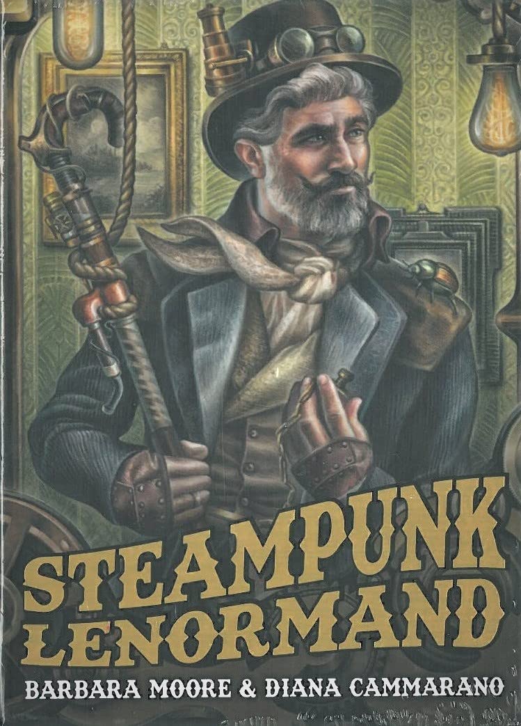 Steampunk Lenormand: 36 full col cards & instructions