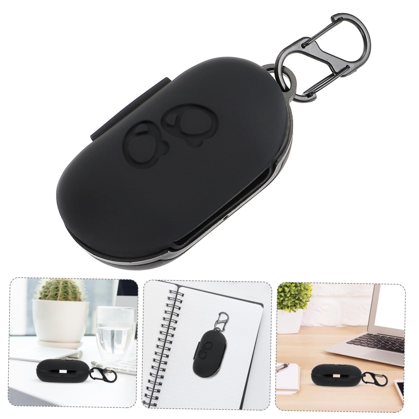 DOITOOL Estuche para 3 Auriculares Compatibles con Buds Carcasa Protectora De Alta con Orificio De Carga Preciso.