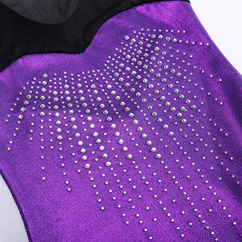 DYNWAVE Meninas Crianças Ballet Dança Costune Ginástica Collants de Uma Peça 13-14 Anos - 13-14 anos