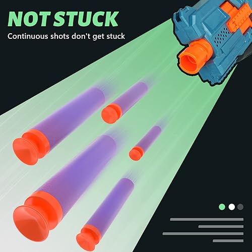 Miniatura 10 de TORMEN Dardos estándar de repuesto, compatibles con pistolas de juguete Nerf Elite Series Blasters