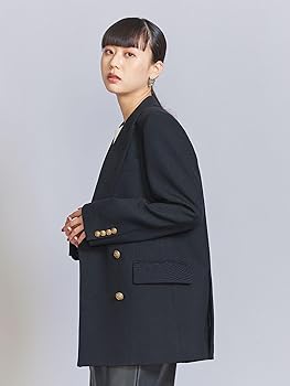 ユナイテッドアローズ エポレット ウール100% ダブル 紺ブレ ユナイテッドアローズ エポレット ウール100% ダブル 紺ブレ