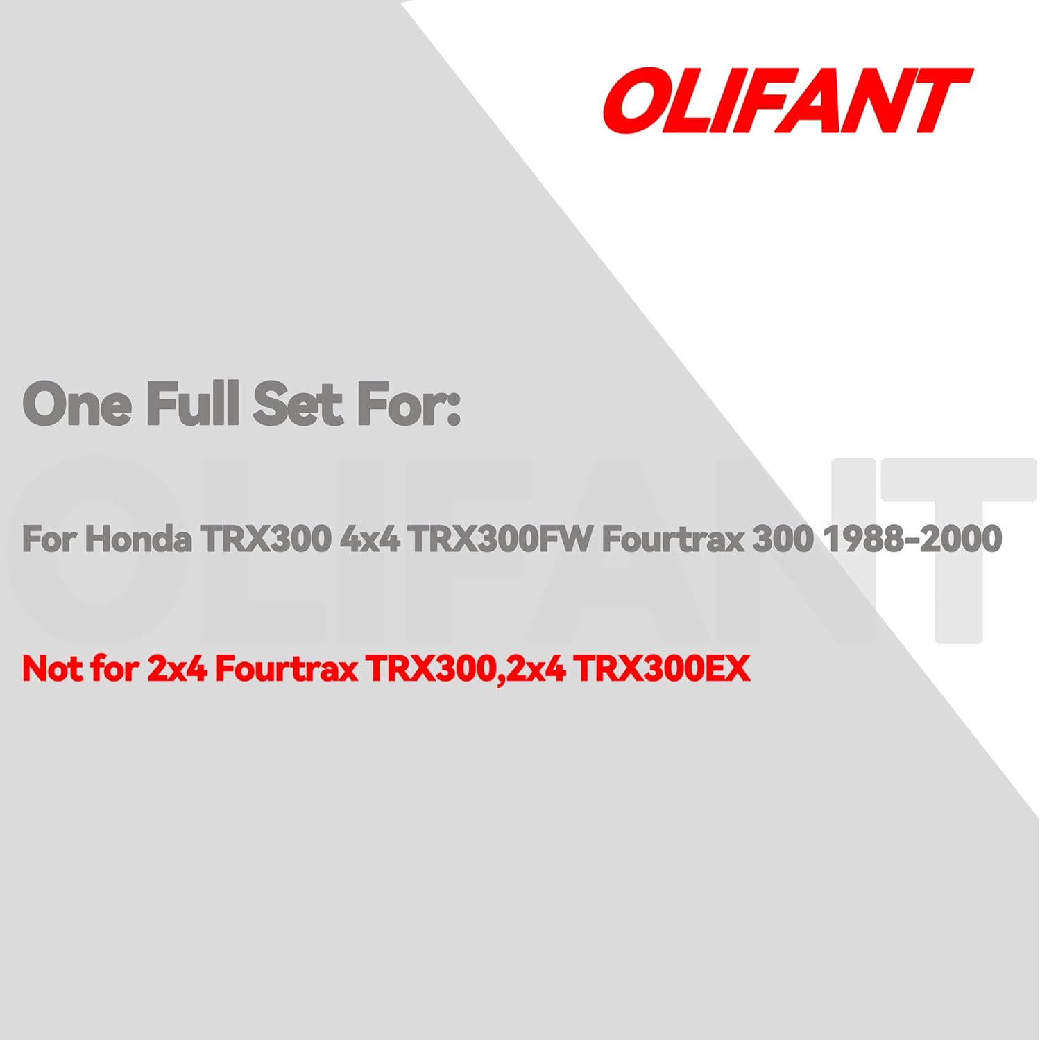 Front & Rear Brake Shoes For Honda Fourtrax 300 4x4 1988-2000 TRX300FW Drum Brake Shoes 06450-HC5-900 06430-HM5-A80