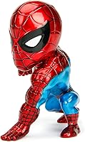 Vista 2 de Jada Toys Marvel - Figura clásica de Spiderman de 4 pulgadas, rojo, talla única