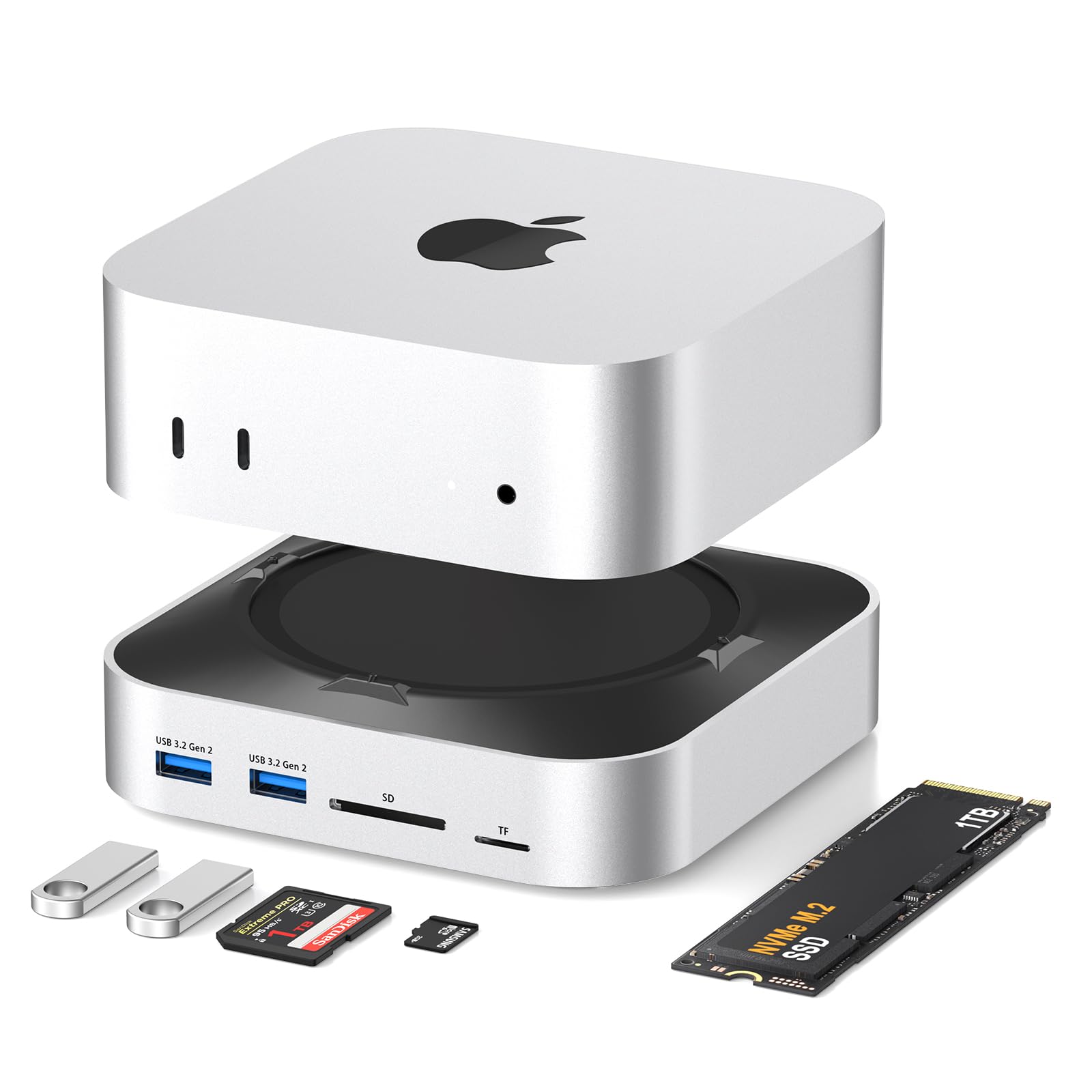 Amazon.co.jp: BAOZEE Mac mini M4/M4 Pro専用 ドッキングステーション