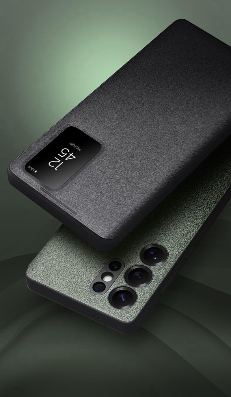 Custodia Intelligente in Pelle per Samsung Galaxy S25 Ultra. Flip/Fondina/Addormentato/Riattiva. Cover per Samsung S 25 Ultra