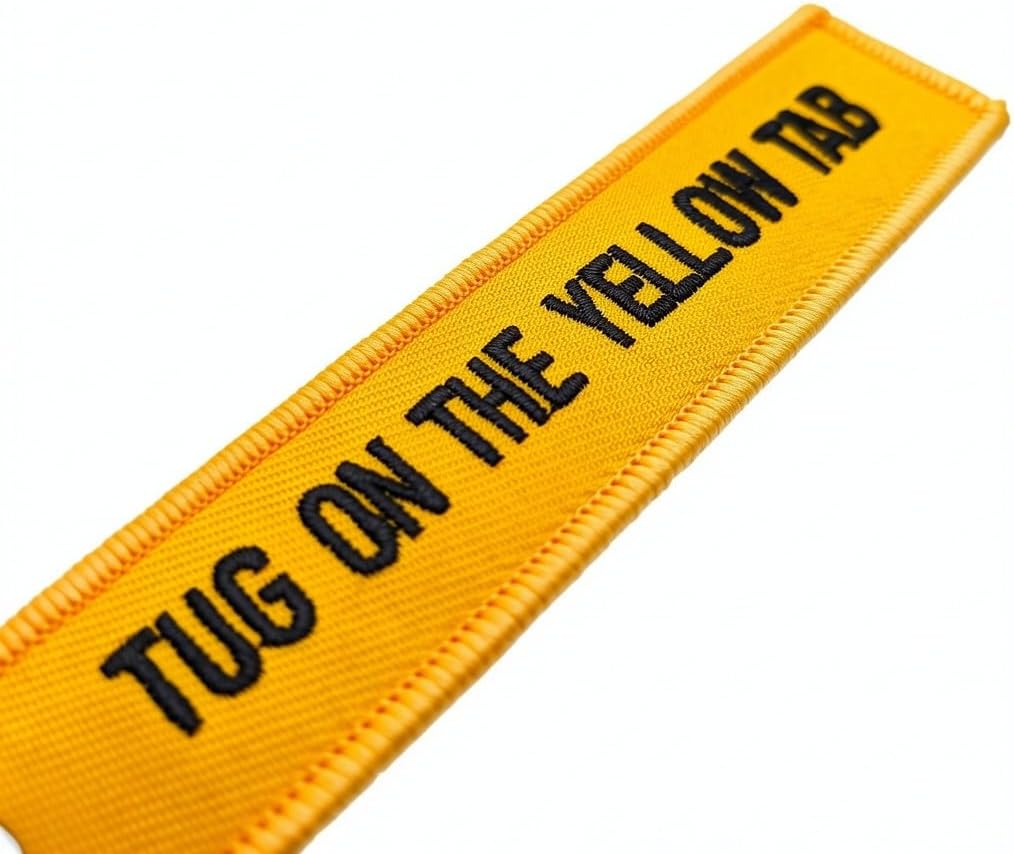 ASVP Shop Pull The Yellow Tab Keychain image 2
