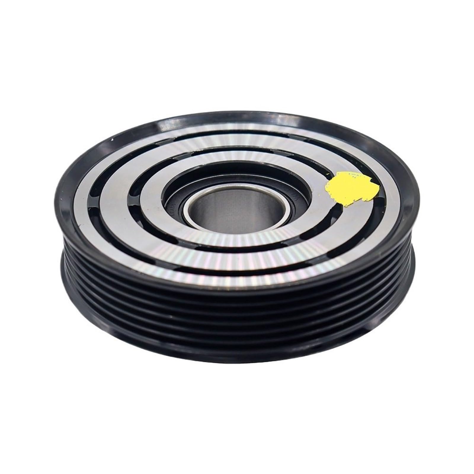 AC Compressor Clutch Fit for Lada Fit for Priora Kalina 124mm 6pk A/C AC Compressor Clutch Pulley