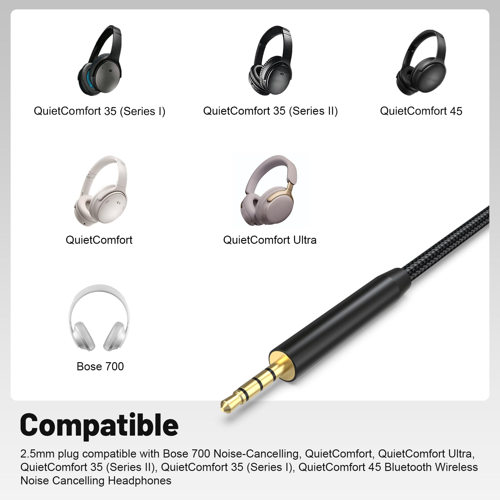 Amazon.com: Zosvoses USB C to 2.5mm Audio Cable Compatible with