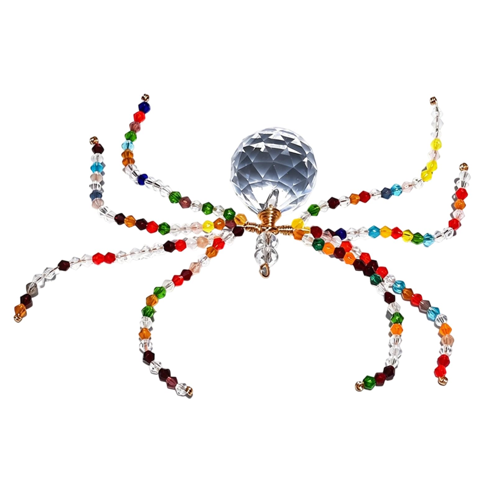 Pangboer Large Colorful Flowe Halloween Arachnid Ornament 3D Faceted Decor Accent For Entryway Wall Storefront Party And Themed Room Display