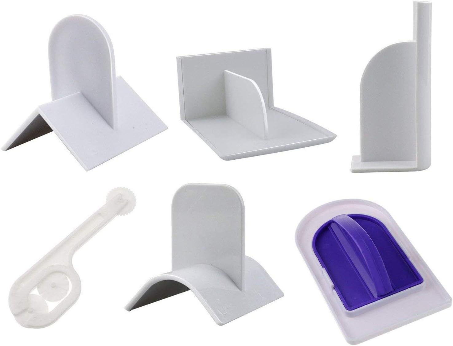 Fondant Smoother Set,6 Pieces Cake Fondant Smoother Kitchen Decoration Sculpting Tools