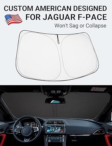 Vista 555 de Proadsy Parasol para parabrisas para BMW X1 F48 2016-2022 de 4 capas plegable, protector de parasol frontal que bloquea los rayos UV y mantiene