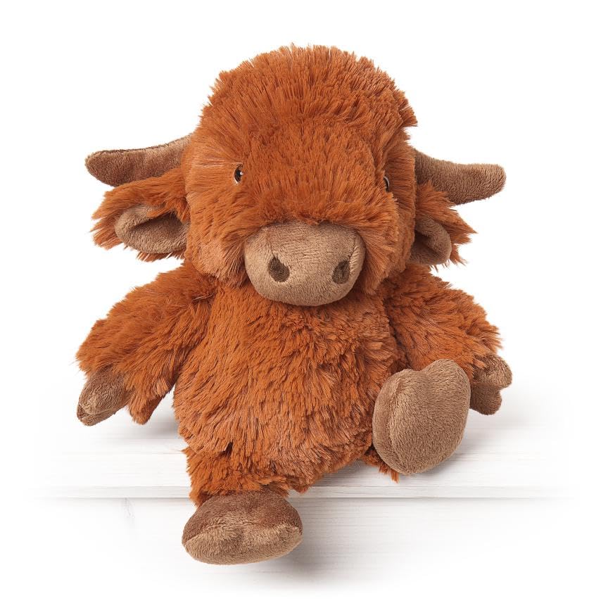 All Creatures Hamish the Highland Cow Cuddly Toy Medium Size (22cm) - Official Collection, Multicolor - Image 2