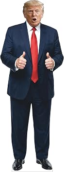 Donald Trump Life Size Cardboard Cutout, 4 ft Tall