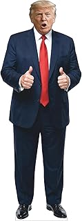 Life Size Cardboard Cutout Standup 1FT Donald Trump Standee, Custom Cardboard Cutout, Perfect Trump Merch, for Party, Rallies, Celebration, President's Day, Events