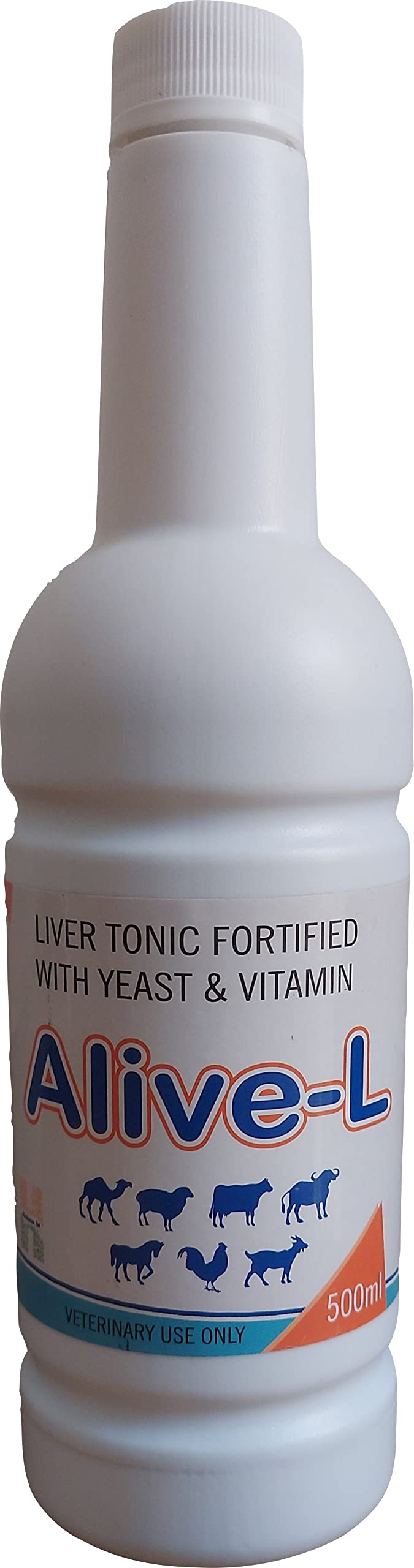 Alive - L Liver Tonic Fortified with Yeast & Vitamin for Cows| Buffaloes| Poultry| Horses Pet Health Supplements (500 ml) (B0B51RRDLY) Amazon Price History, Amazon Price Tracker