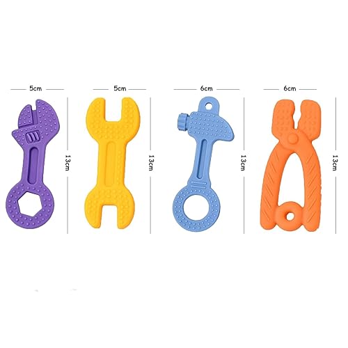 Miniatura 4 de Haili - Juguetes de dentición para bebés, mordedores para bebés de 3 a 6 meses, mordedores de silicona sin BPA para bebés de 6 a 12 meses de 0 a 6