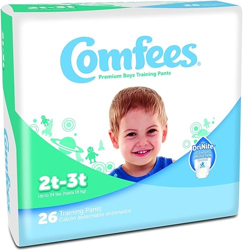 Comfees Pantalones de pañales de entrenamiento para niños, 26 unidades Comfees Pantalones de pañales de entrenamiento para niños, 26 unidades