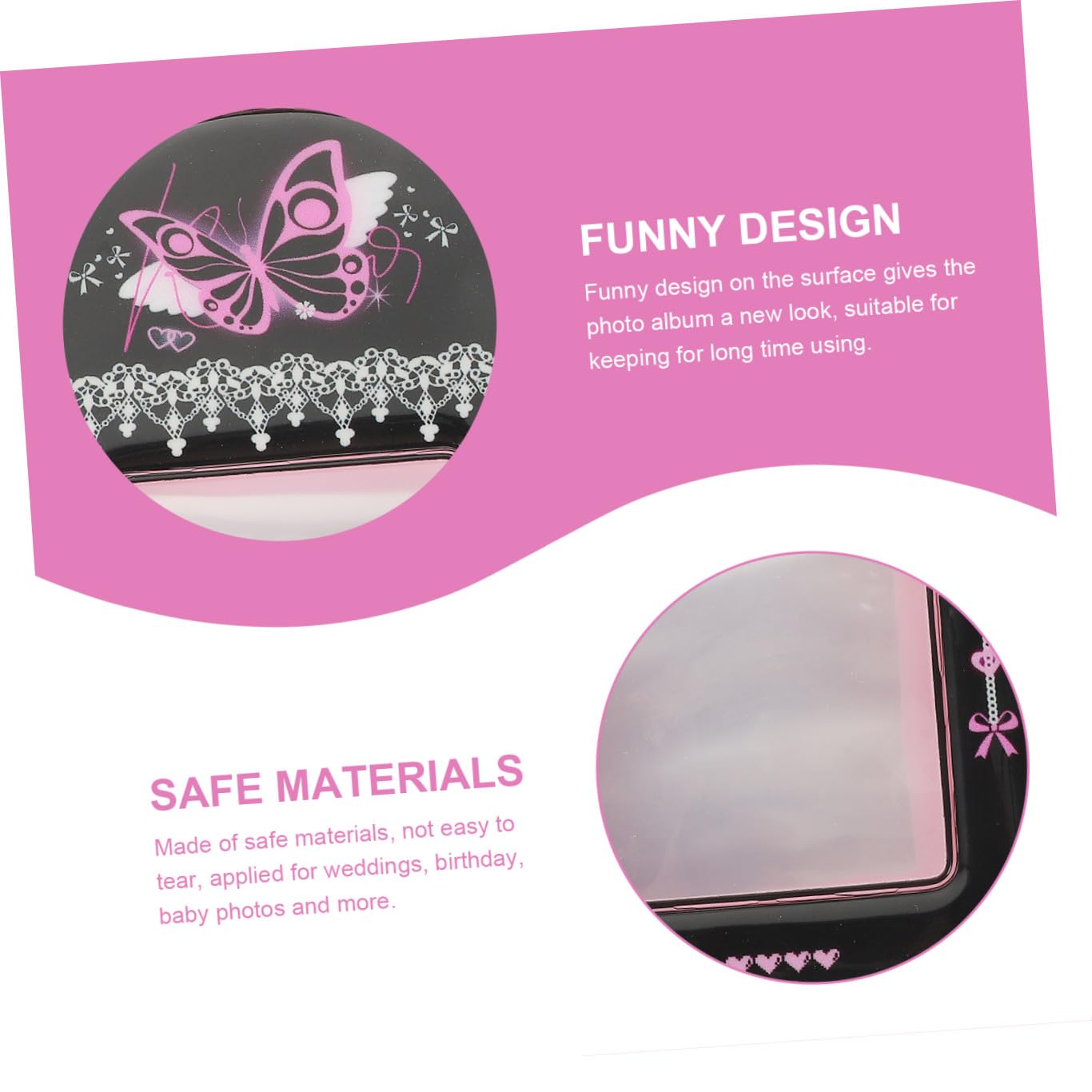 STOBOK 5piezas Álbum De Fotos Diy Portátil Soporte Para Tarjetas Fotográficas Álbum Para Instantáneas Para y