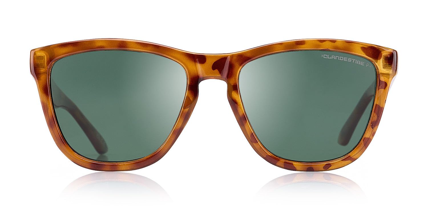 CLANDESTINE - Occhiali da Sole Highbrow - Lenti HD in Nylon e Montatura in TR90 - Occhiali da Sole Unisex - Smart Vision Technology - Più Nitidezza e Meno Riflessi