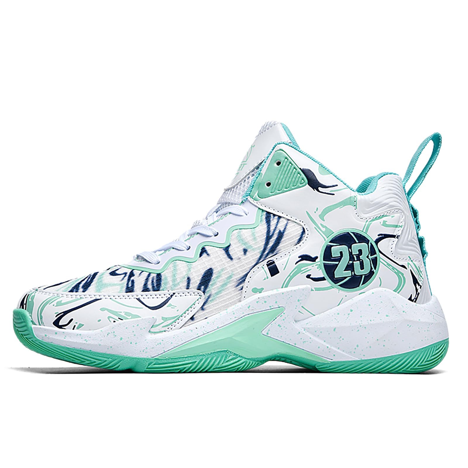 Men's Basketball Shoes Fashion Printed Sneakers