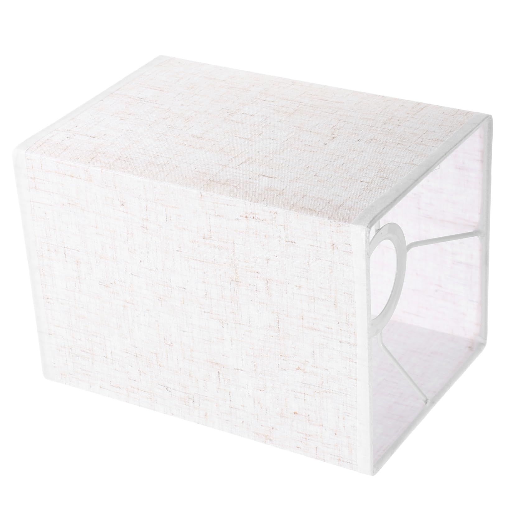 UKCOCO Rectangular Linen Lamp Shade for Floor Lamp with Soft Lighting and Lightweight Design for Bedroom and Living Room Simple Style Linen Lampshades in Beige