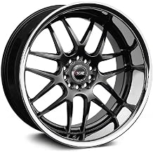 Part Synergy Replacement for Wheel 20x11 5x114.3/5x120 +11 Offset 73.1 Hub Chromium Black/SSC Deep Dish Alloy Rim for Car/Performance Use