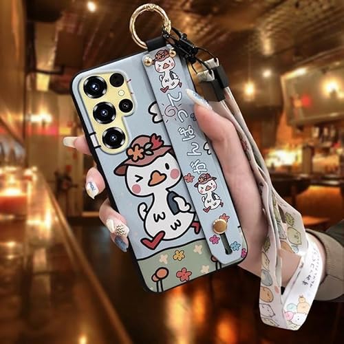 Phone Case Compatible with Oukitel C68, Wrist Strap Waterproof Phone Holder Protective Wristband Shockproof Cute Soft case Lanya