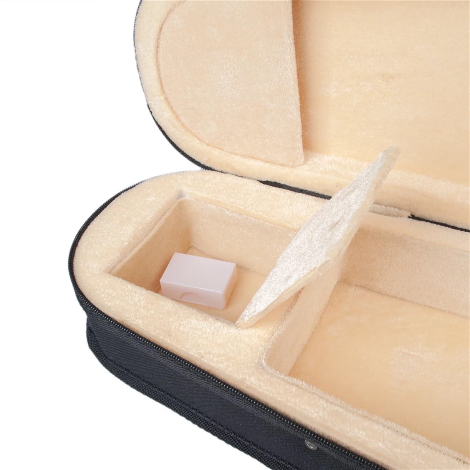 Estuche for violín 1/8, 1/4, 1/2, 3/4, tamaño Profesional, Forma Triangular, Estuche rígido for violín, Piezas Interiores Amarillas for violín para Guardar Violines(Size 3 4)