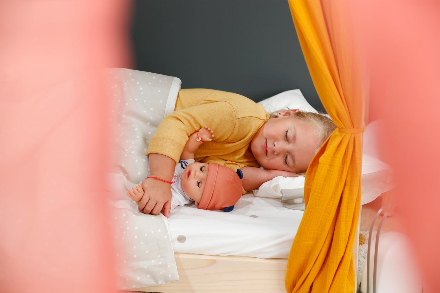 BABY Born Emma lalka w stylu dżungli – 43 cm duża lalka niemowlęca – 10 funkcji w zestawie akcesoria i śpioszki w kolorach unisex – działa bez baterii – nadaje się dla dzieci od 3 lat