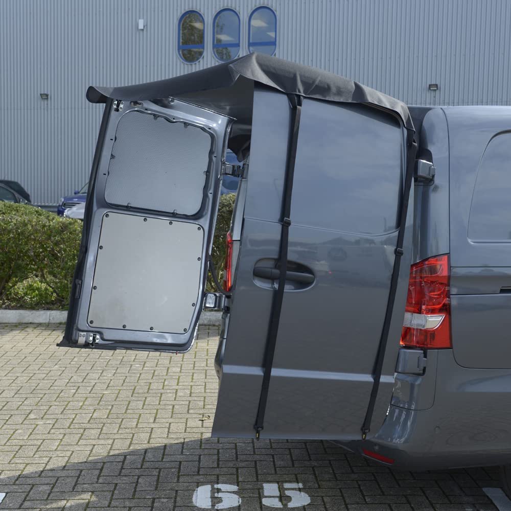 Housse D'auvent Pour Porte De Grange Arrière - Tissu Oxford 210D Imperméable - Compatible Nissan NV200, Mercedes Sprinter