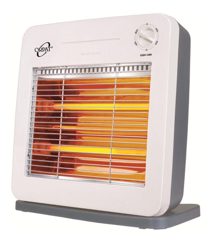 Orpat OQH-1280 800 Watt Quartz Heater (White) : Amazon.in: Home u0026 Kitchen