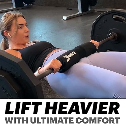 Miniatura 2 de DMoose - Almohadilla de barra, alivia la presión del cuello, hombros y proporciona apoyo para la parte inferior de la espalda, almohadilla