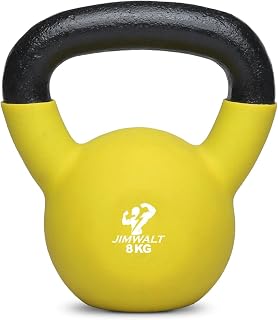 Jimwalt Jimwalt Premium Half Coated Neoprene Kettlebells Gewichtskugel, Schwunghantel 2KG to 48KG (8KG) Price In India