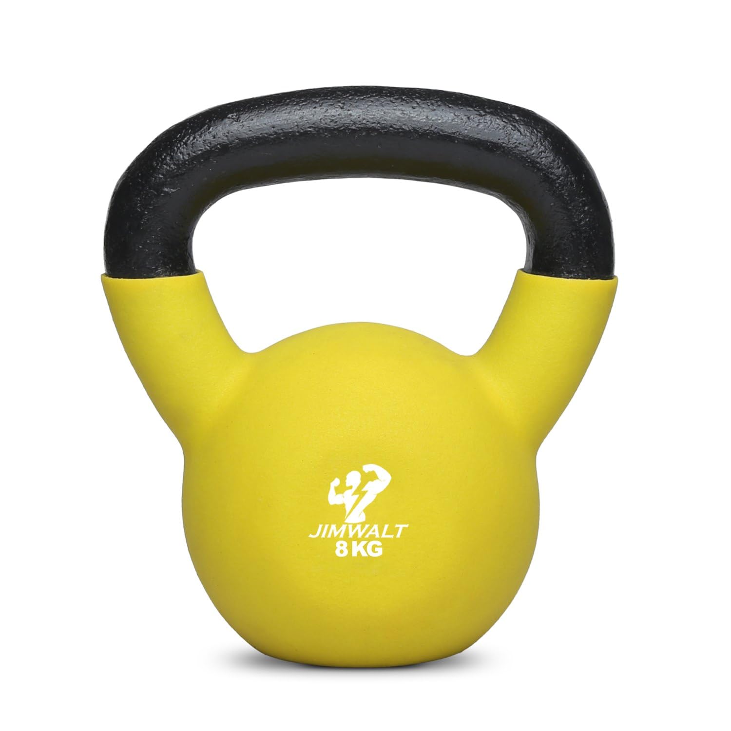 Jimwalt Jimwalt Premium Half Coated Neoprene Kettlebells Gewichtskugel, Schwunghantel 2KG to 48KG (8KG) - Review, Price and Buying Guide