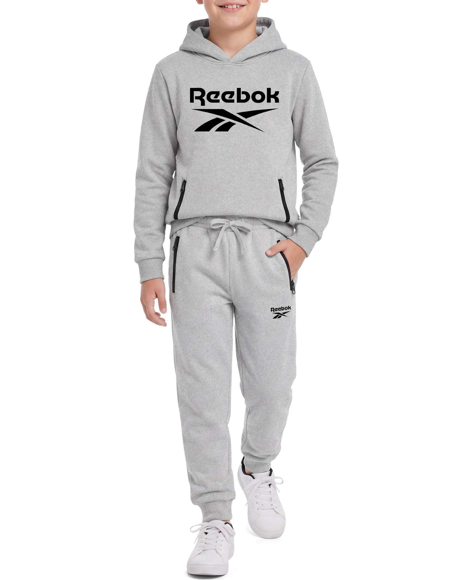 2 Piece Boys Fleece Hoodie and Jogger Set Sweatpants Sweatsuit Kids