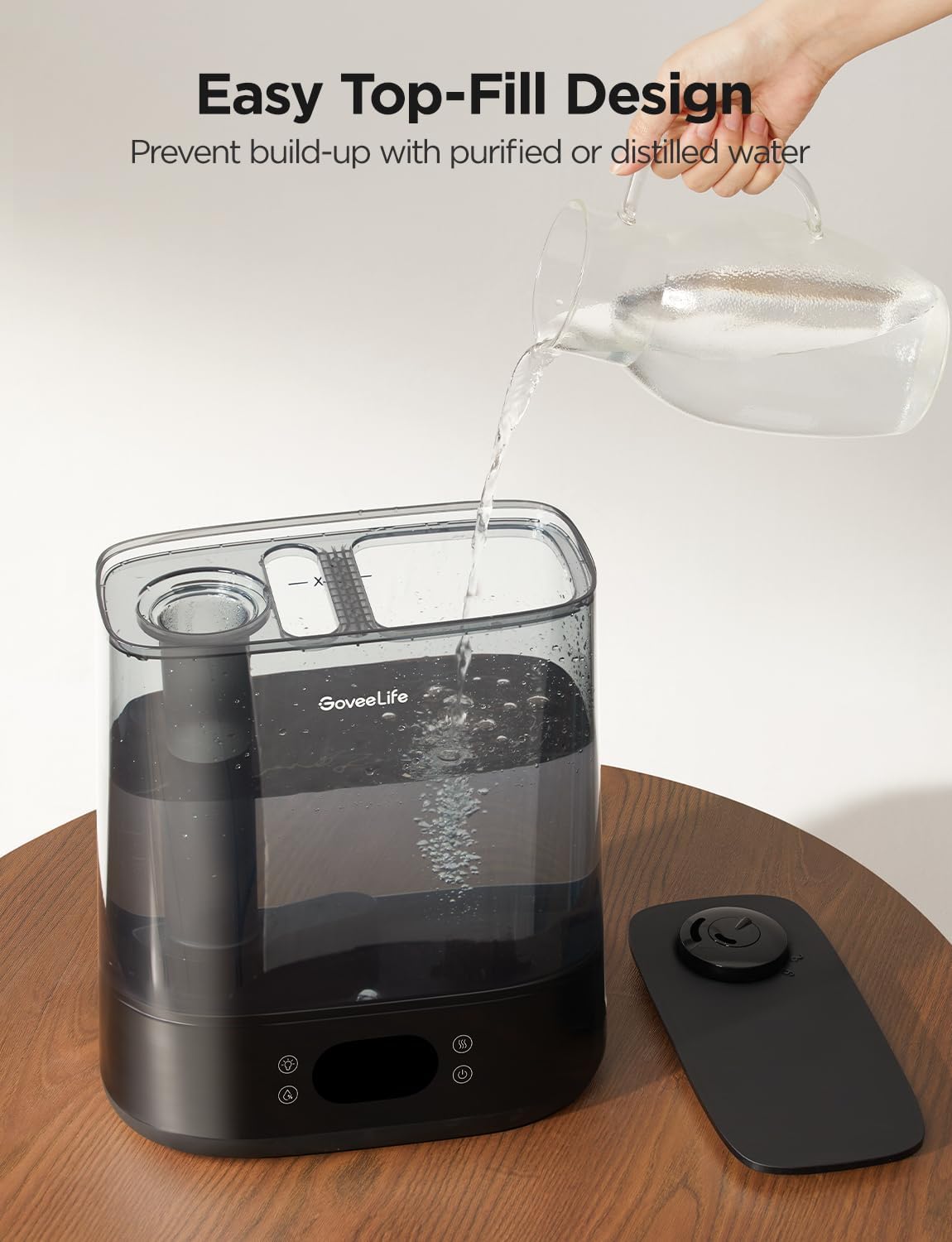 GoveeLife Smart Humidifier H7149 top-fill design