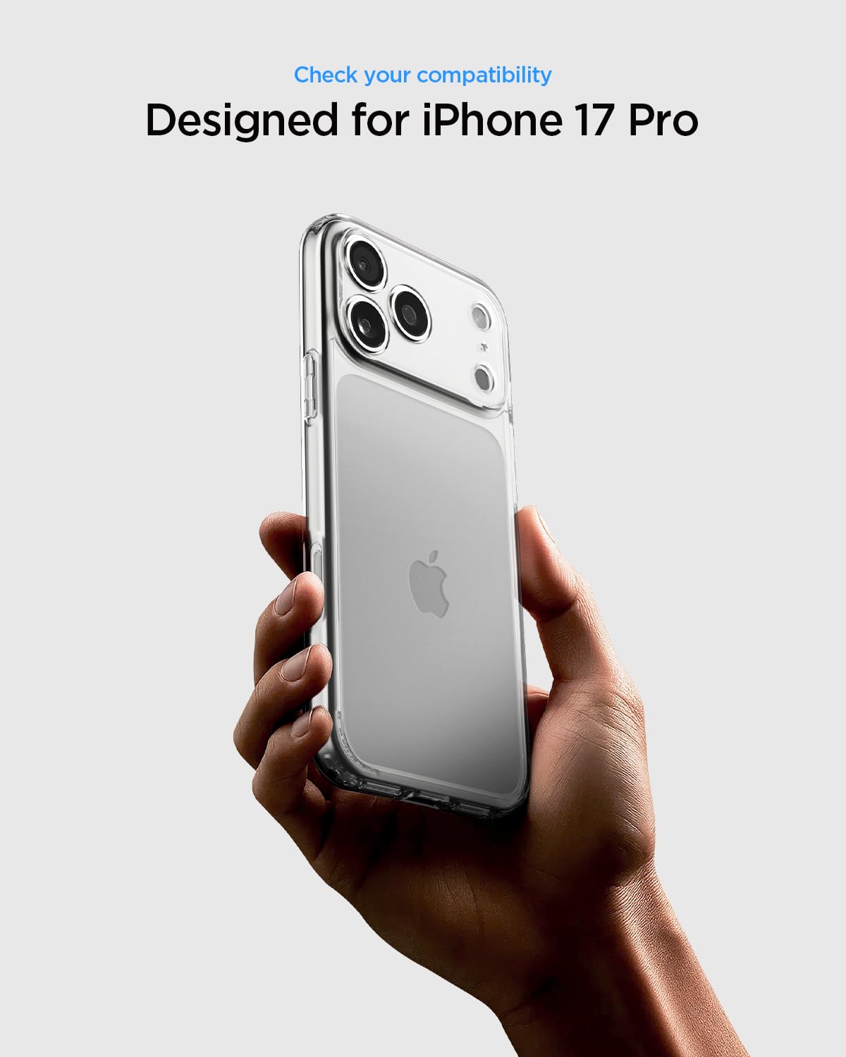 Spigen Ultra Hybrid Pack - Cover Trasparente e Vetro Temperato per iPhone 17 Pro