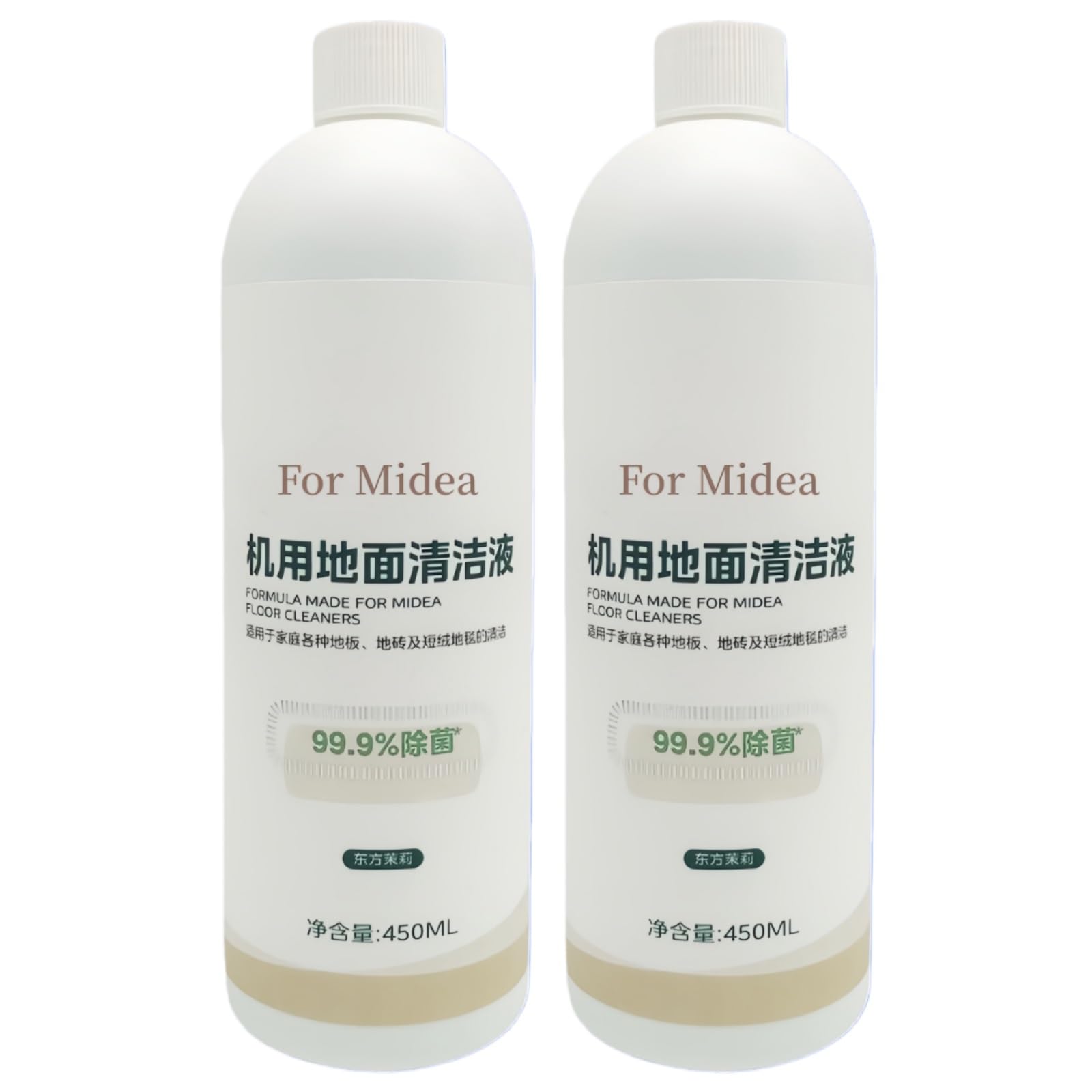 Limpiador De Suelos Con Aroma A Jazmín, Botella De 450 Ml. Compatible Con Midea All Series Aspiradoras En Seco Y Húmedo