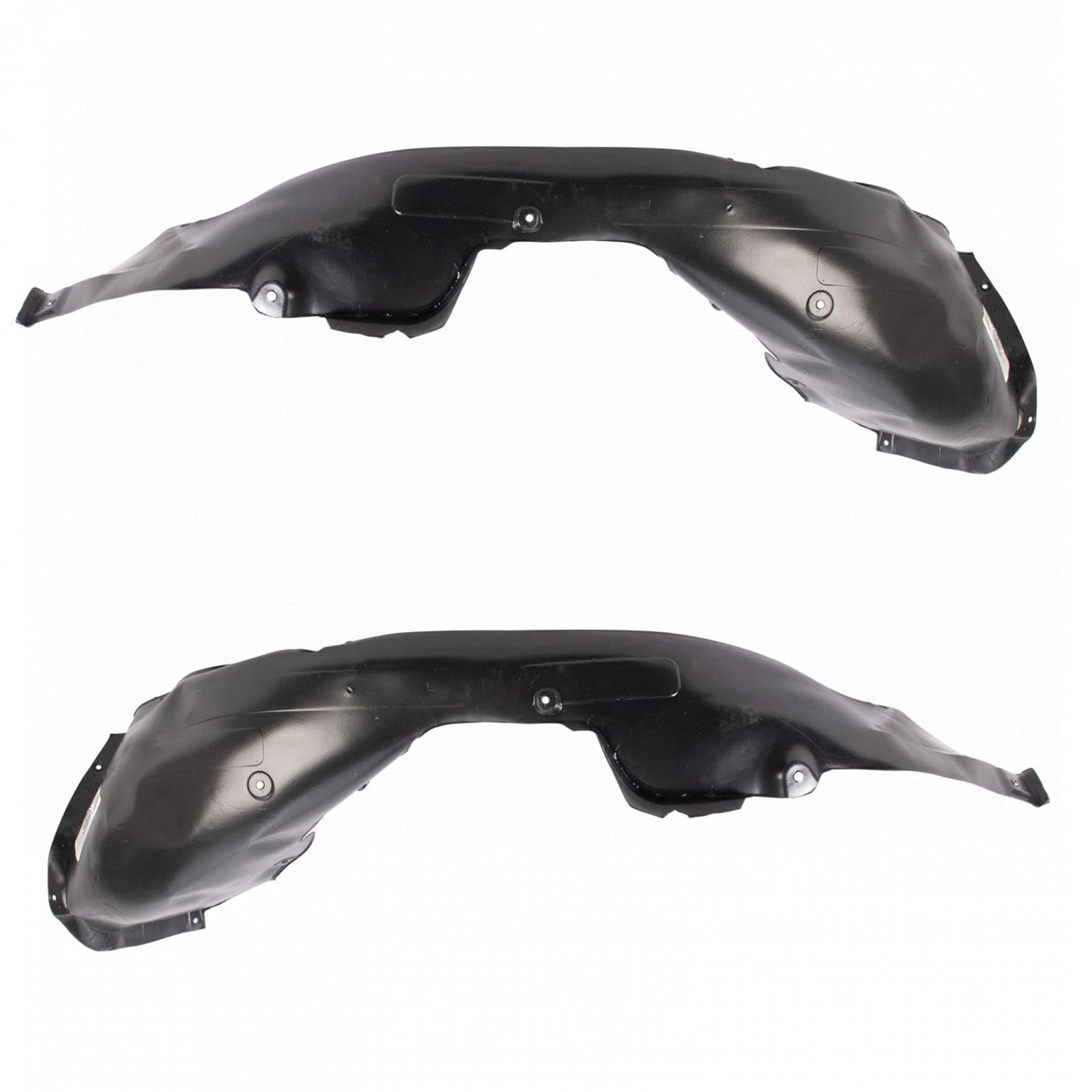 TRQ Front Driver and Passenger Side Inner Fender Liner Set | For 2019-2020 Hyundai Elantra US Built Models