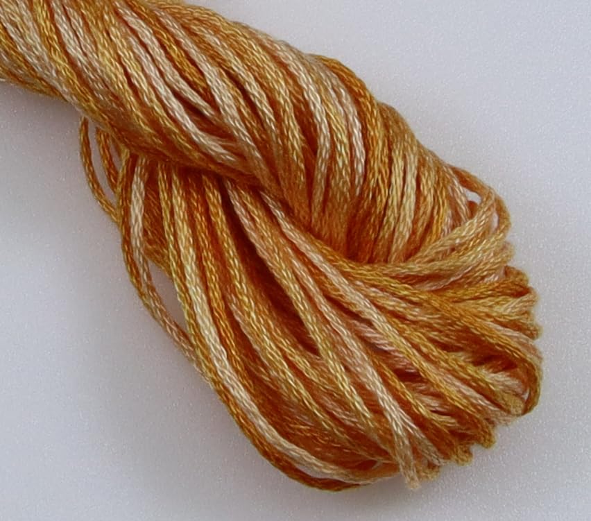 Image of KCS Big skeins of 25 Meters Size 25 Color Variegated Cross Stitch Stranded Threads,6 skeins,4128